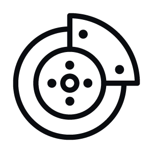 icon representing brake service